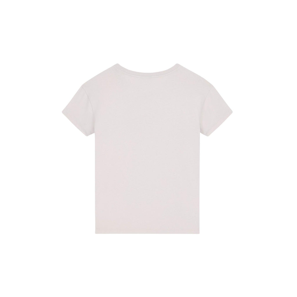 Armani Exchange — T-shirt imprimé beige en coton femme — vue 4