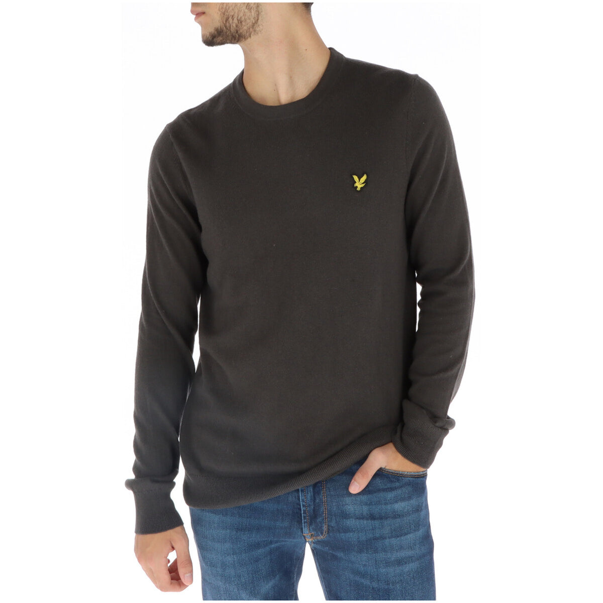 Lyle & Scott — Pull coton et laine mérinos homme — vue 9