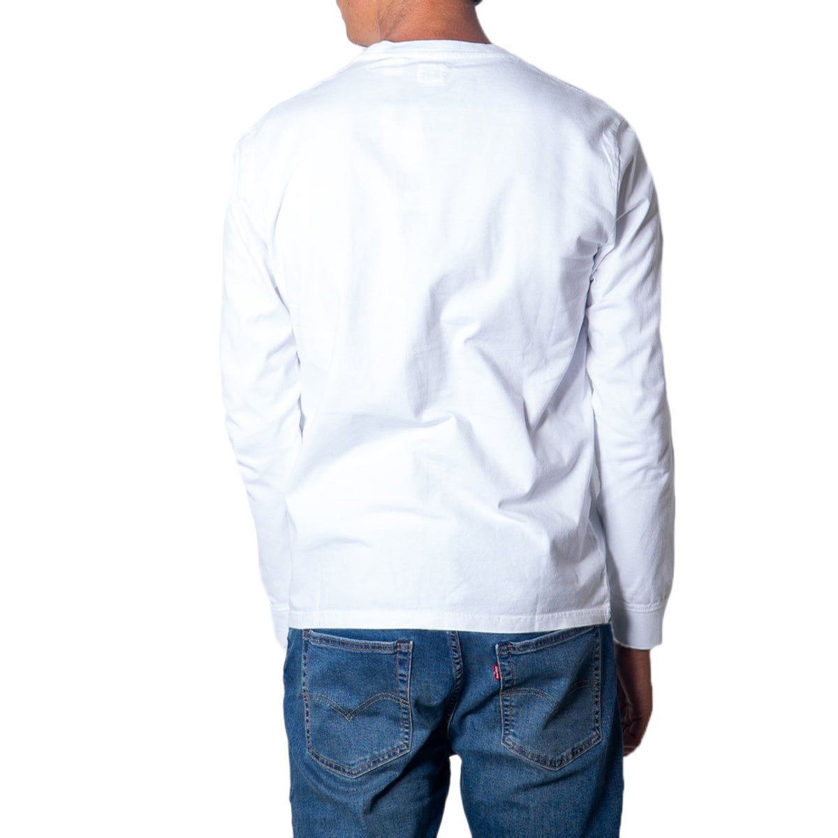 Levi’s — Original long-sleeved white men’s t-shirt — view 2