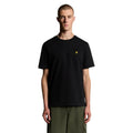 Lyle & Scott — T-shirt noir en coton homme
