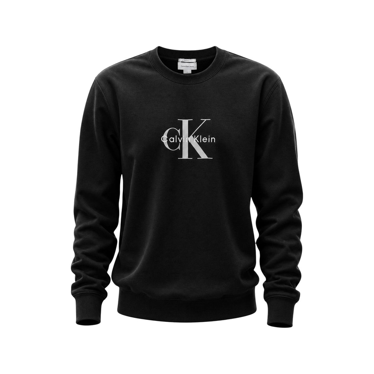 Calvin Klein Jeans — Men’s black printed sweatshirt — view 4