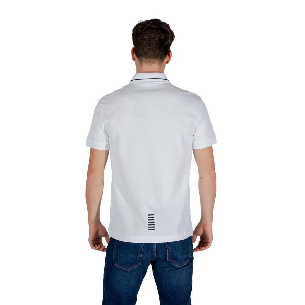 EA7 — Polo blanc homme — vue 2