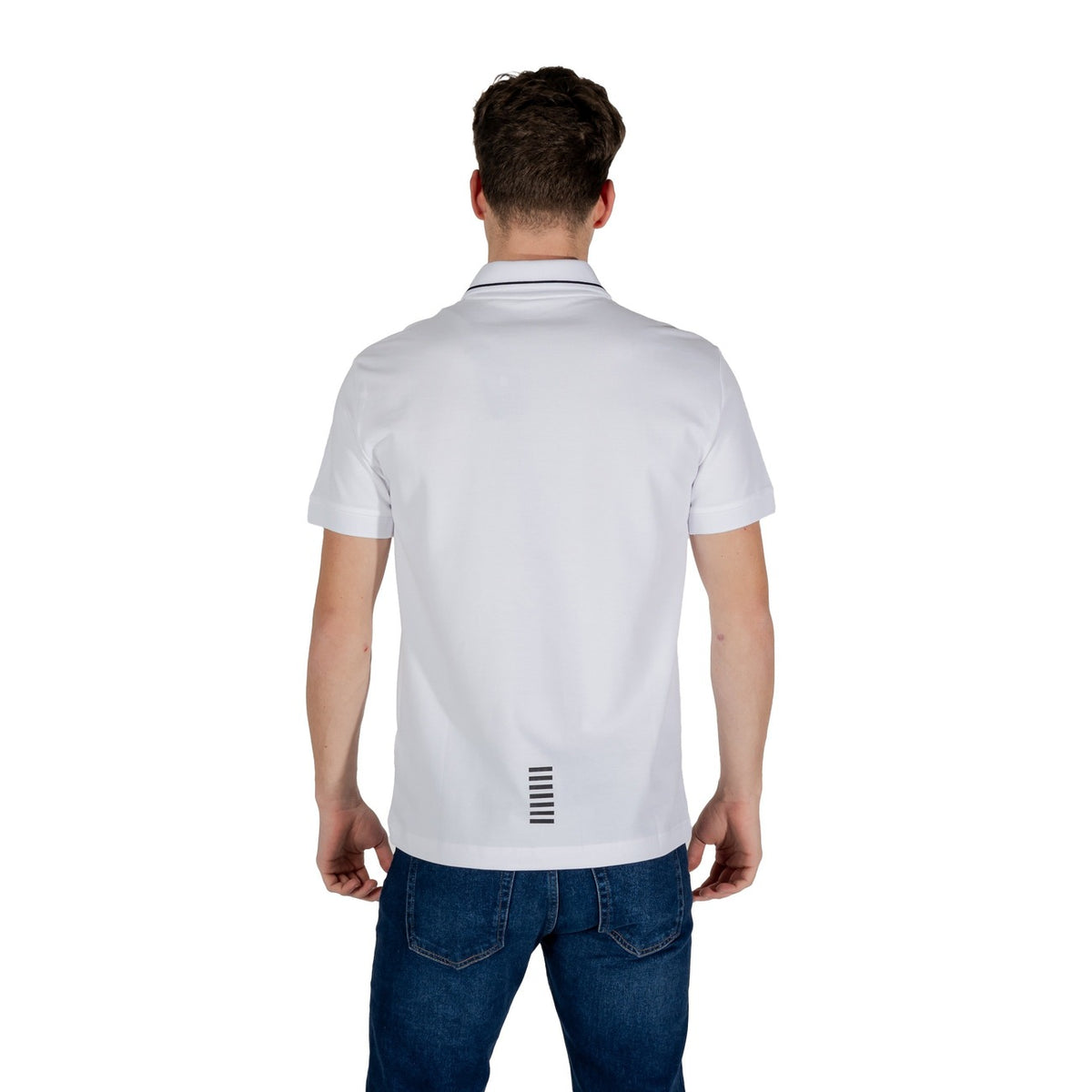 EA7 — Polo blanc homme — vue 2