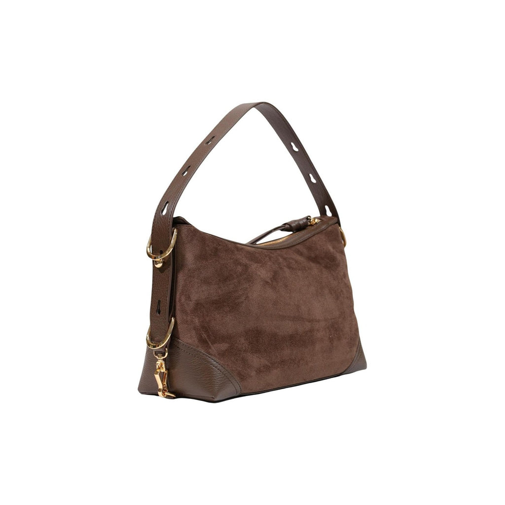 Love Moschino — Brown handbag 9 × 18 × 9 cm women — view 4