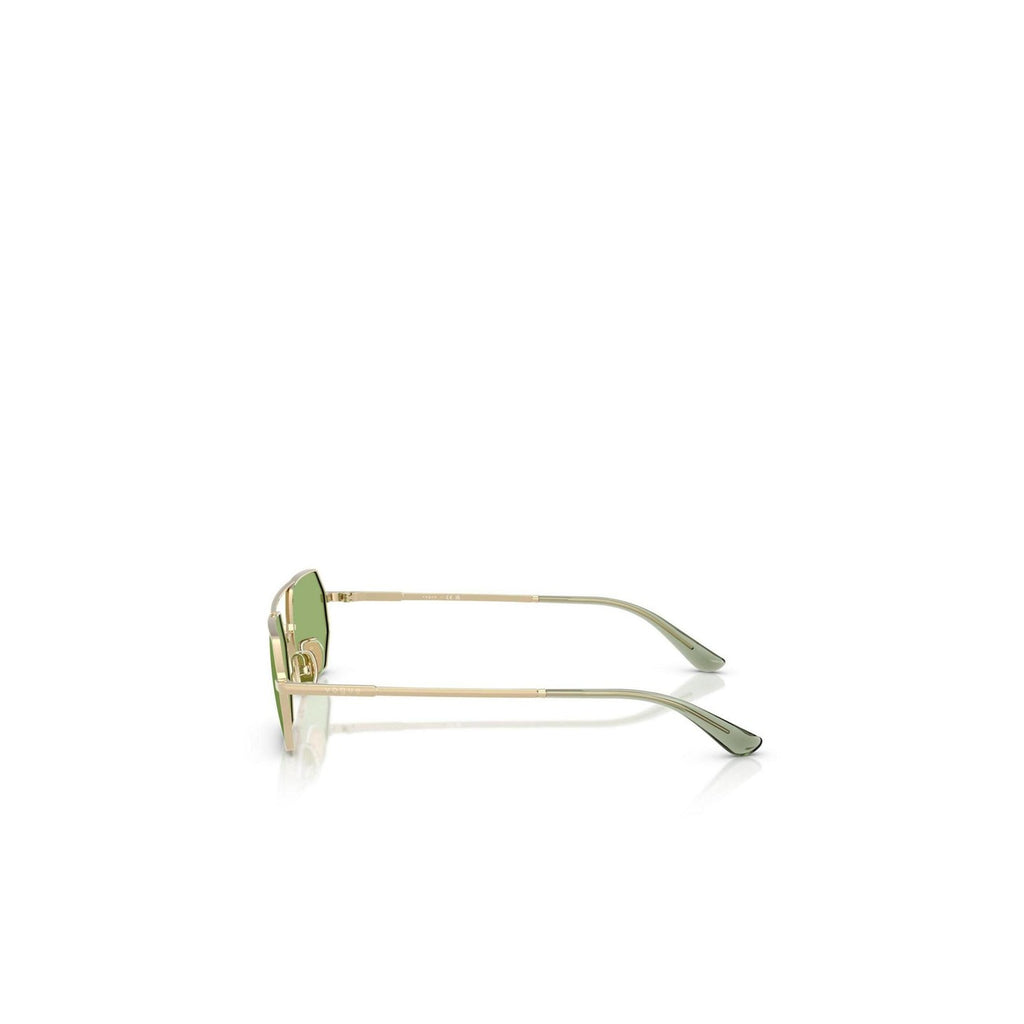 Vogue Eyewear — Women's geometric gold metal sunglasses — view 5