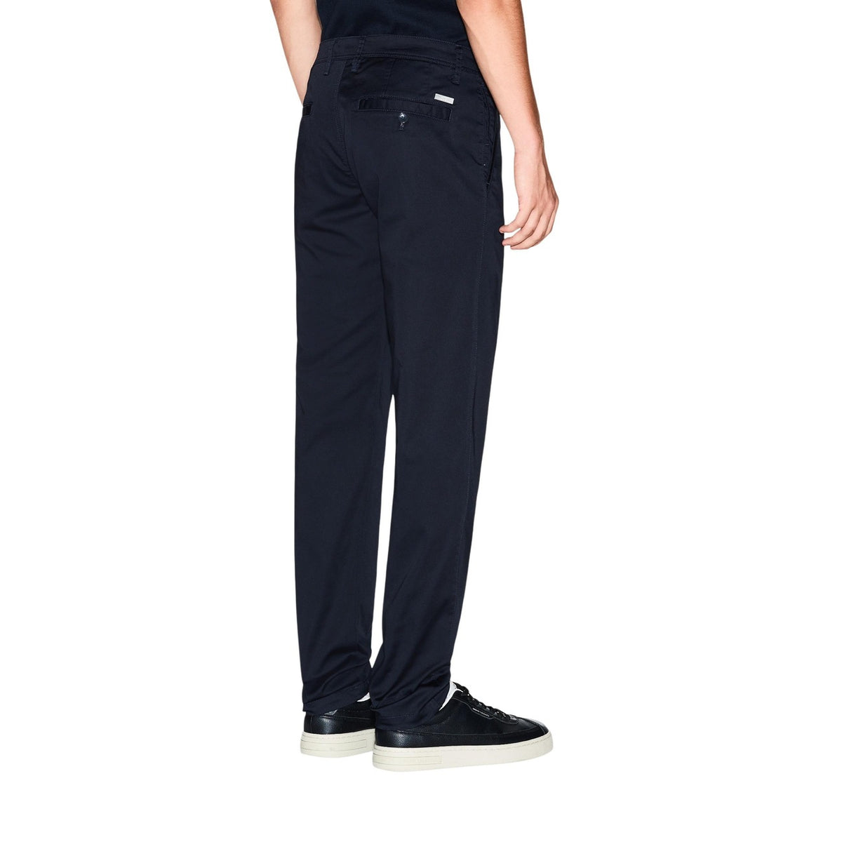 Armani Exchange — Men's blue stretch pants — view 3