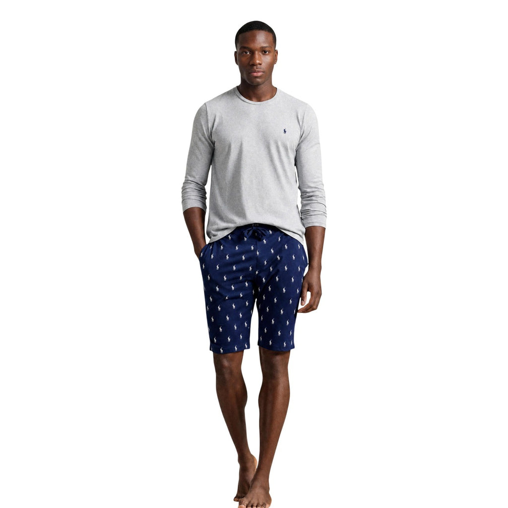 Polo Ralph Lauren — Grijze homewear herentop met lange mouwen — afbeelding 4