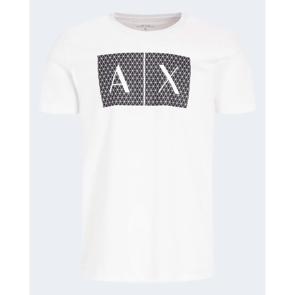Armani Exchange — Wit heren-T-shirt — afbeelding 4