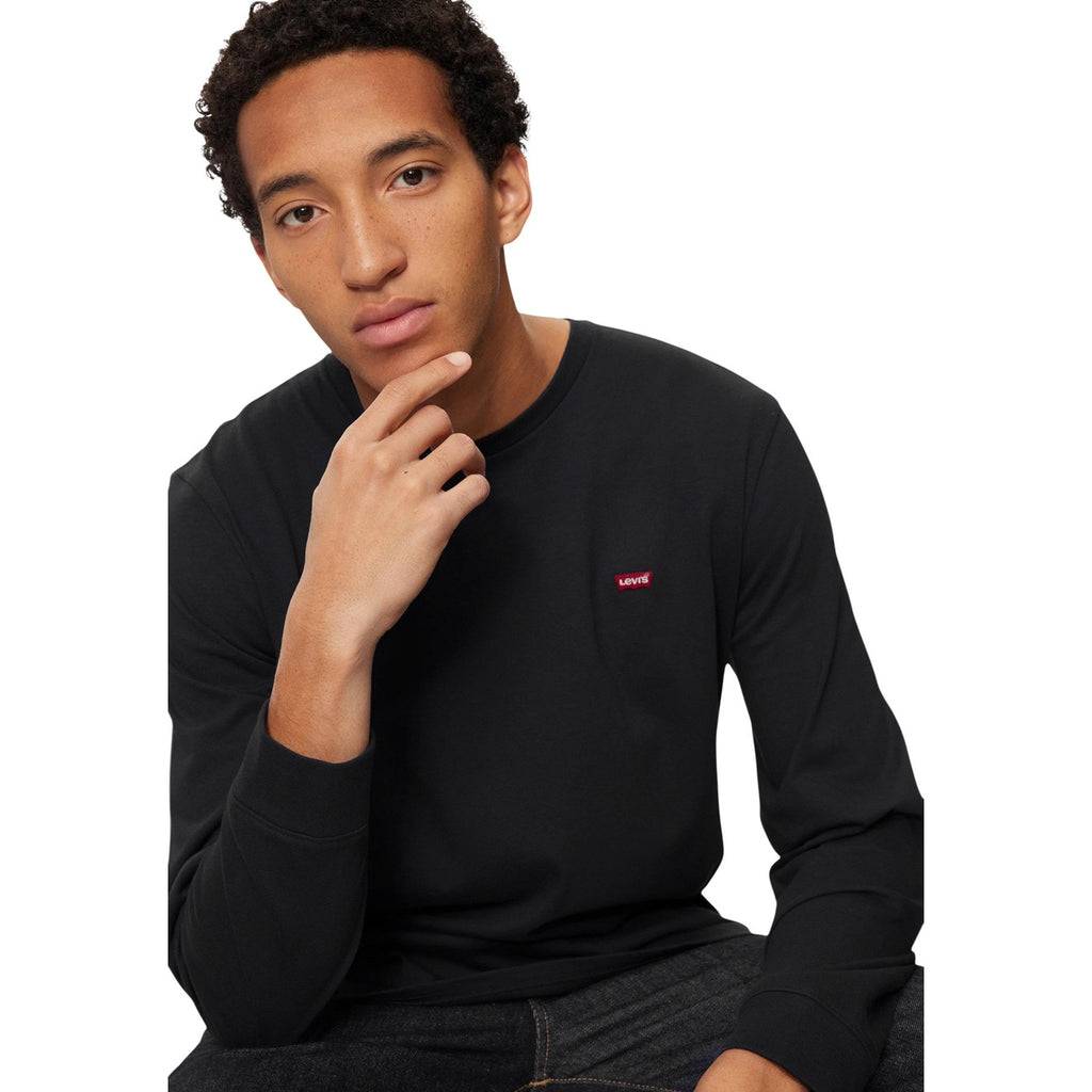 Levi’s — Zwart Original heren-T-shirt met lange mouwen — afbeelding 5