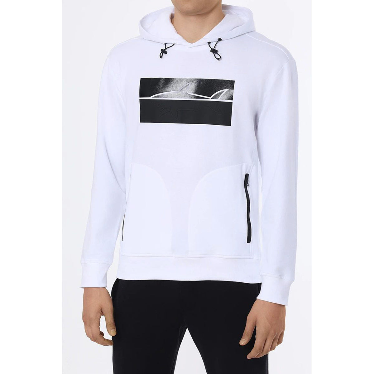 Paul&shark — Hooded sweatshirt B_44416 white men — view 3