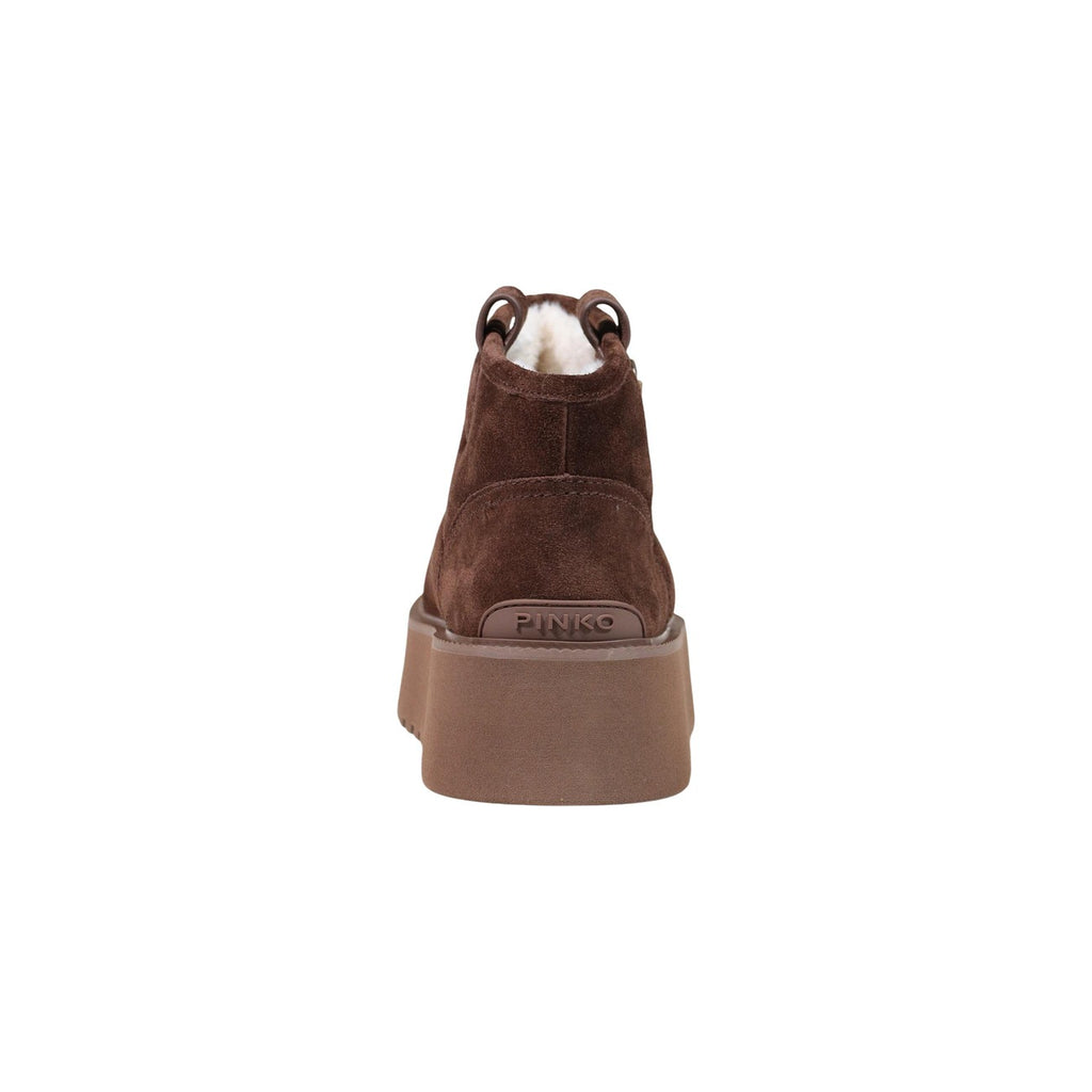 Pinko — Martina 08 boots in brown leather for women — view 5