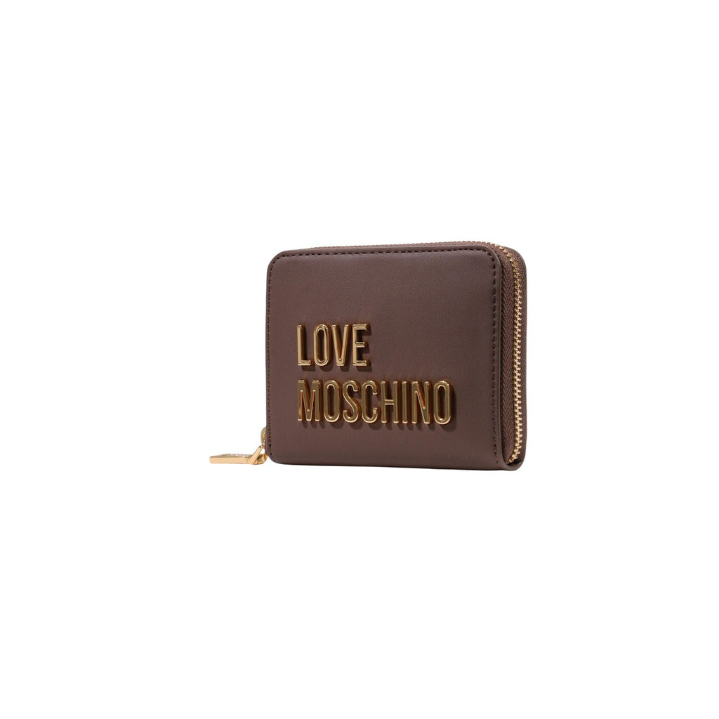 Love Moschino — Portefeuille marron 14 × 10 × 2 cm femme — vue 3