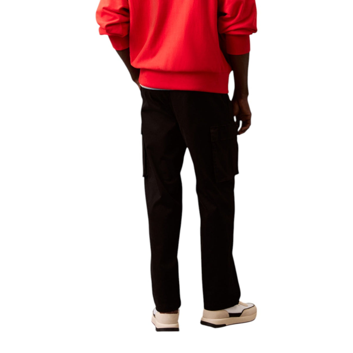 Calvin Klein Jeans — Pantalon cargo noir homme — vue 2