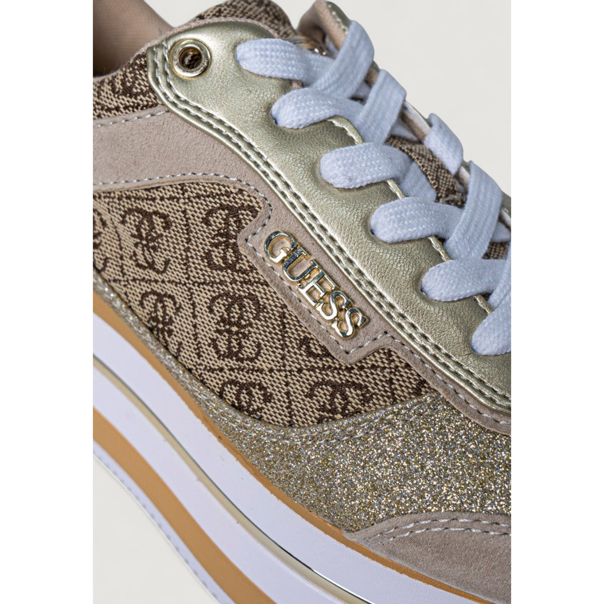 Guess — Baskets Fl5hns Fal12 femme - coloris beige — vue 5
