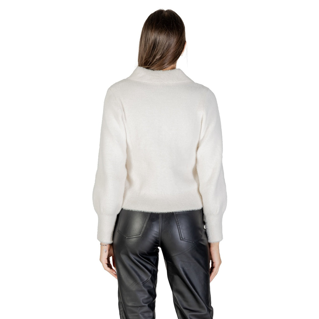 Morgan — Pull blanc manches longues femme — vue 2