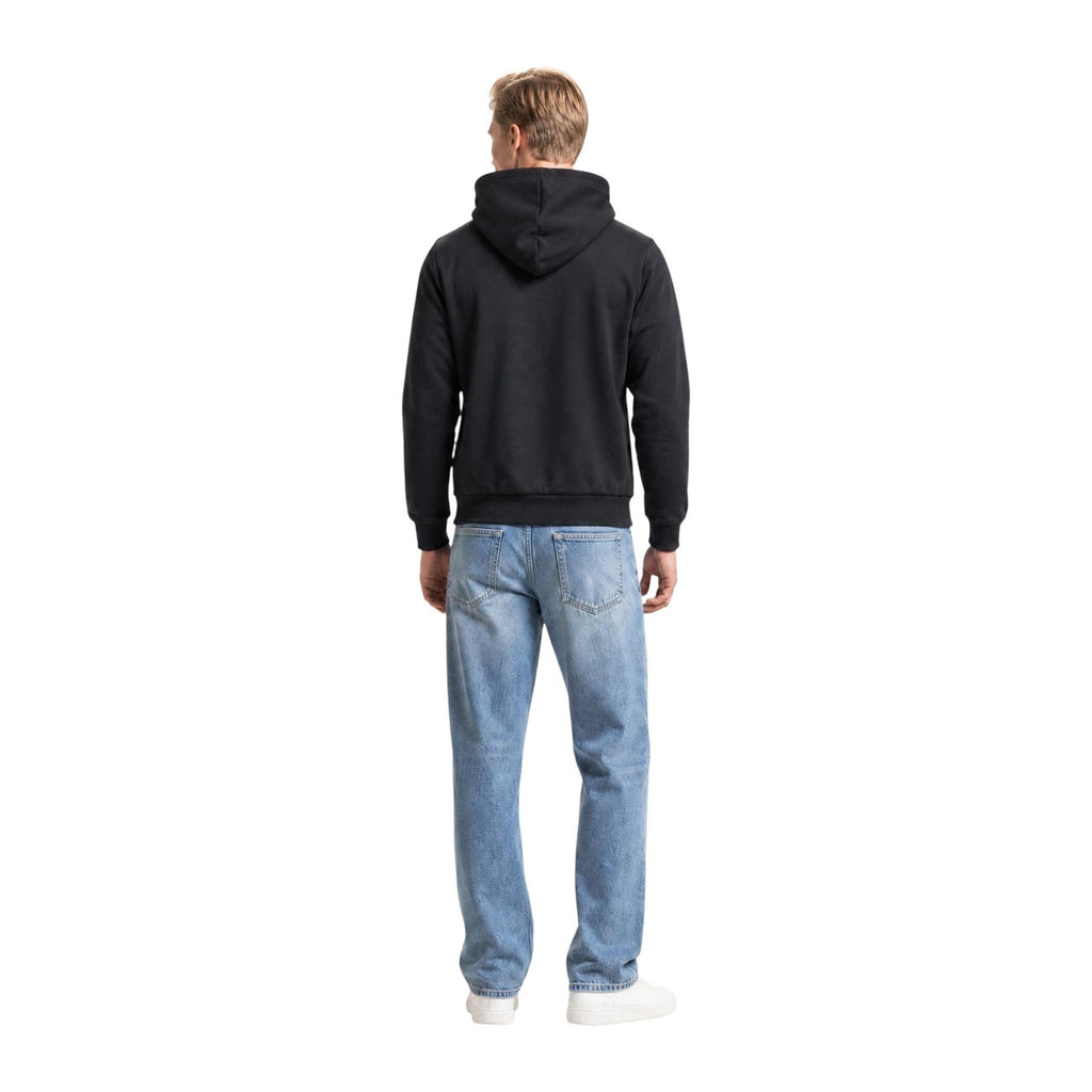 The North Face — Box Half Dome Herren-Hoodie — schwarz — Ansicht 5