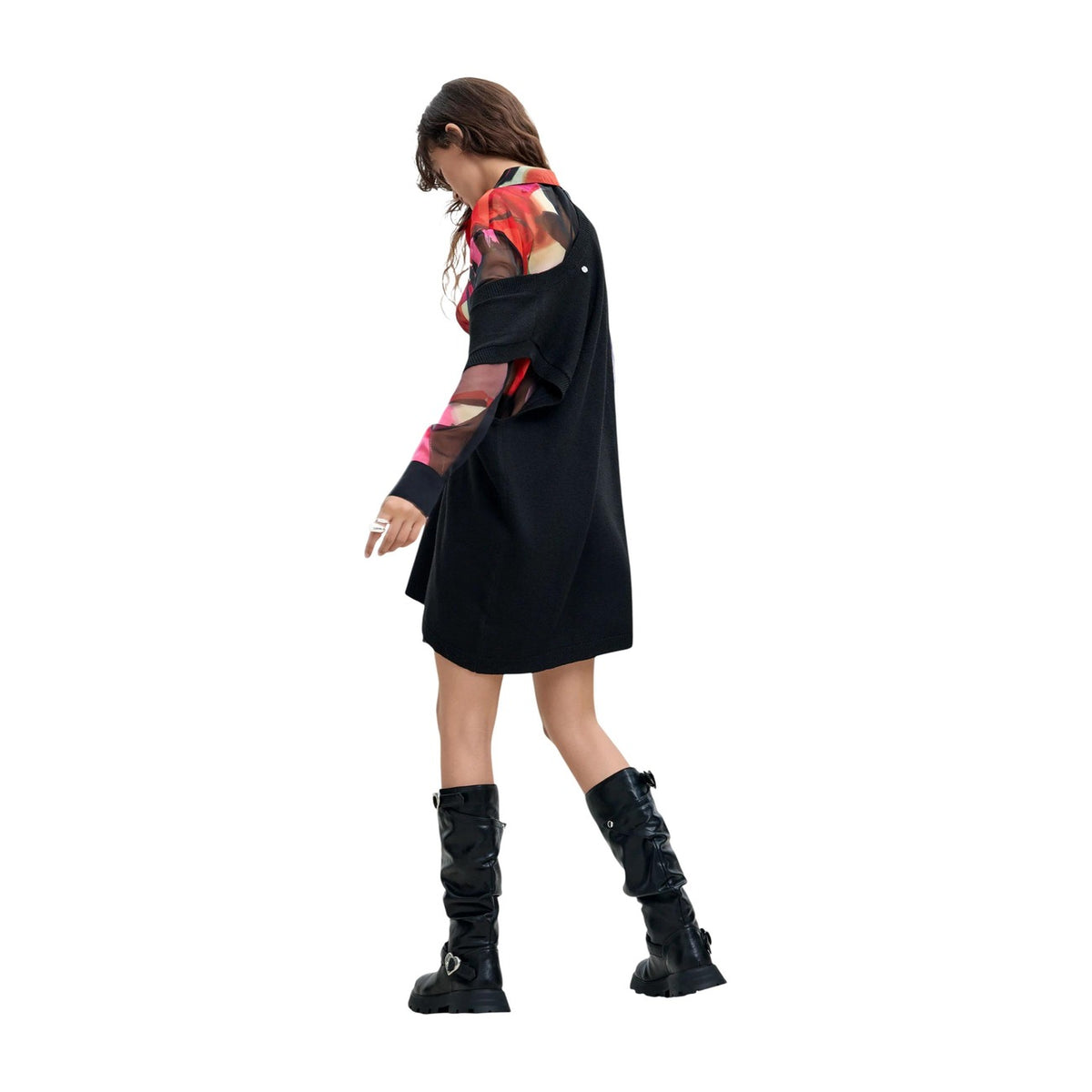 Desigual — Mamen Lacroix dress black woman — view 4