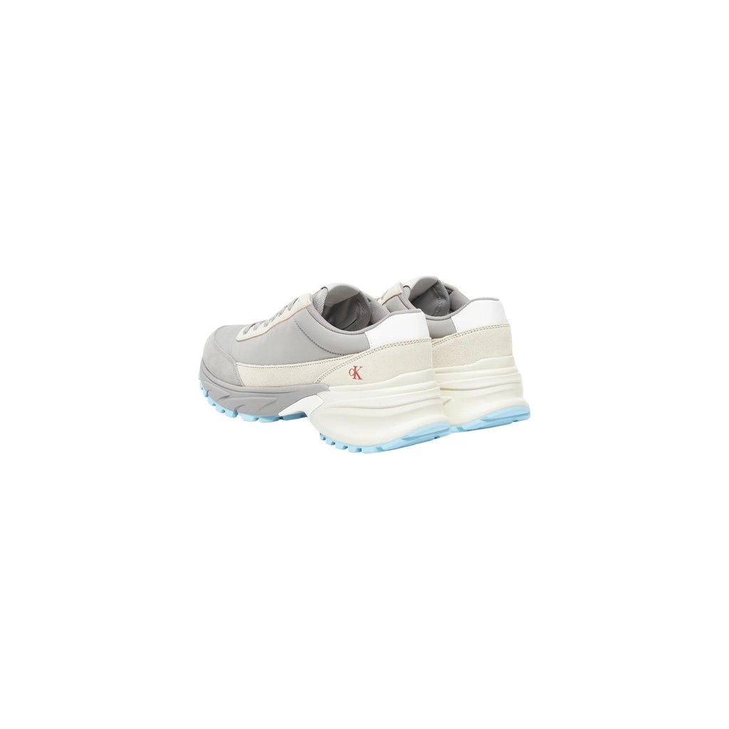 Calvin Klein Jeans — YW0YW01852 Gray women’s leather sneakers — view 3