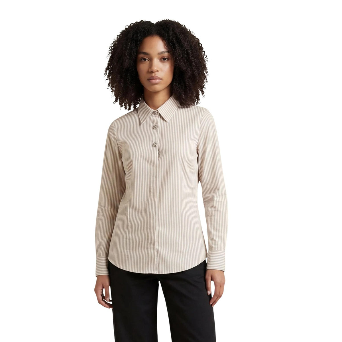 Jacqueline de Yong — Chemise 15368294 col rond femme — vue 4