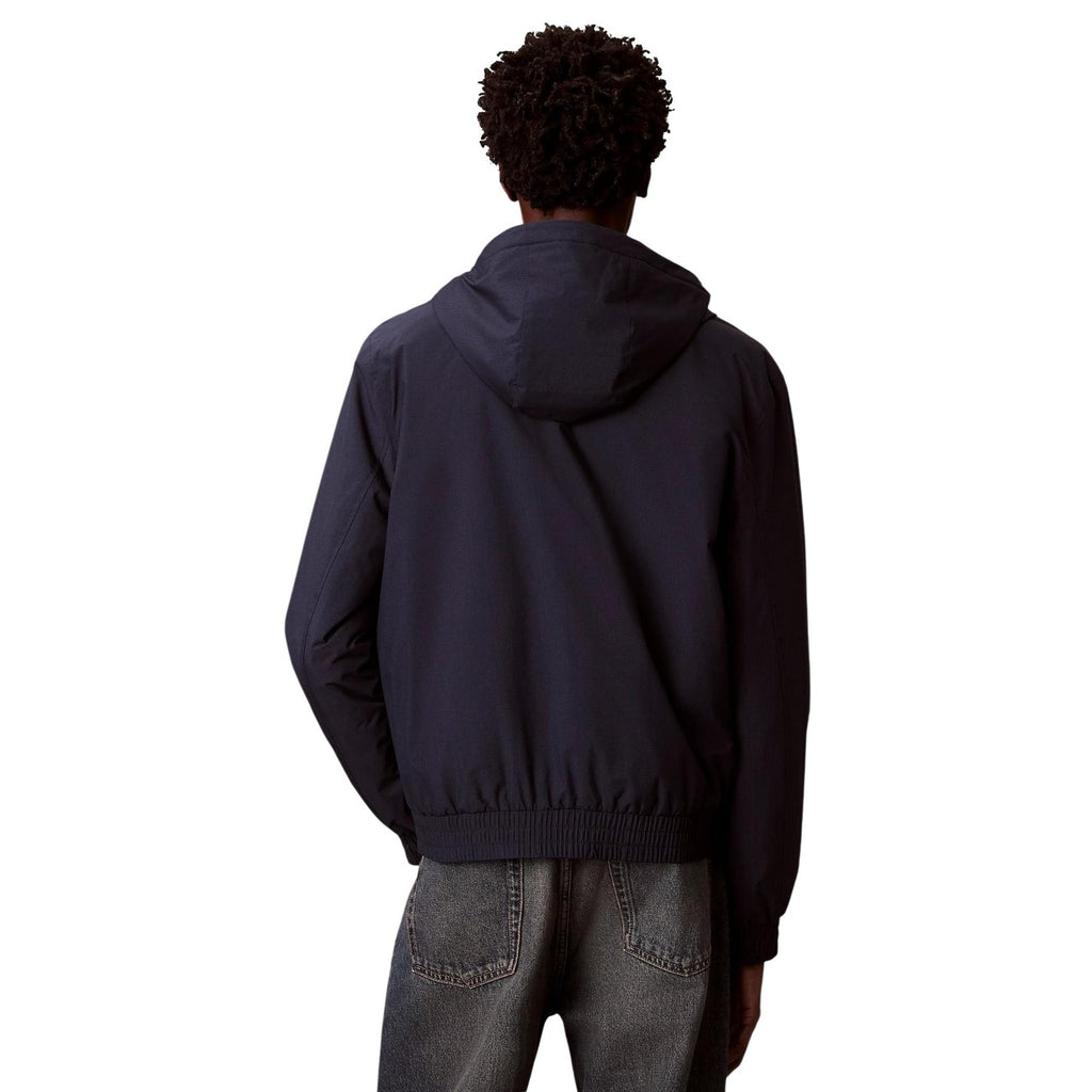 Calvin Klein Jeans — Men's Blue Hooded Jacket LV04RE516G — view 4