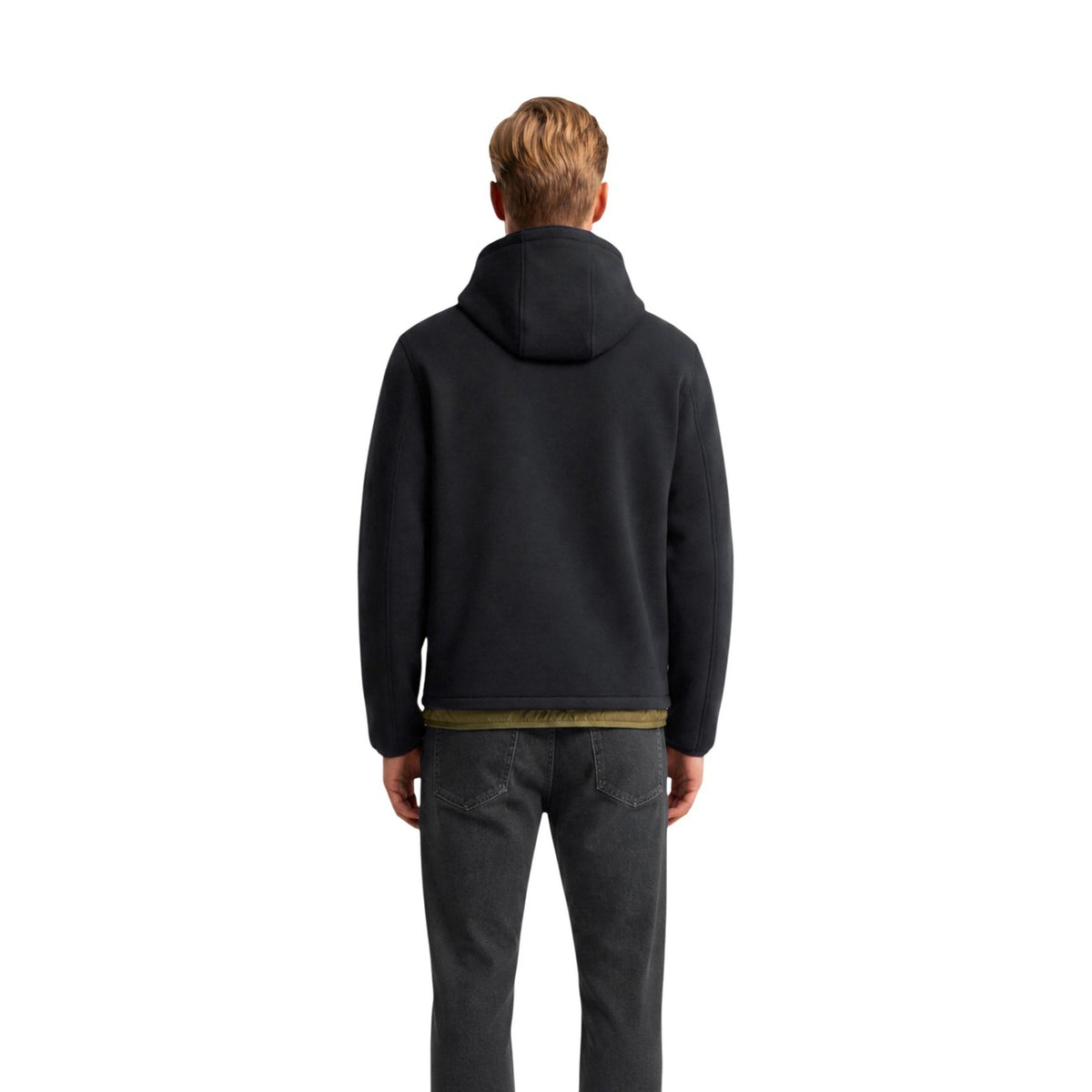 K-Way — Veste Jack Spacer Nylon Double noire homme — vue 3