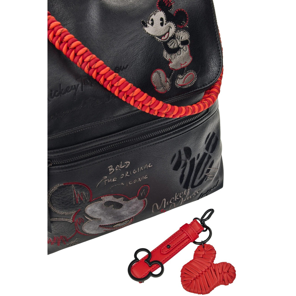 Desigual — Sac Mickey Face Hampton noir femme — vue 5