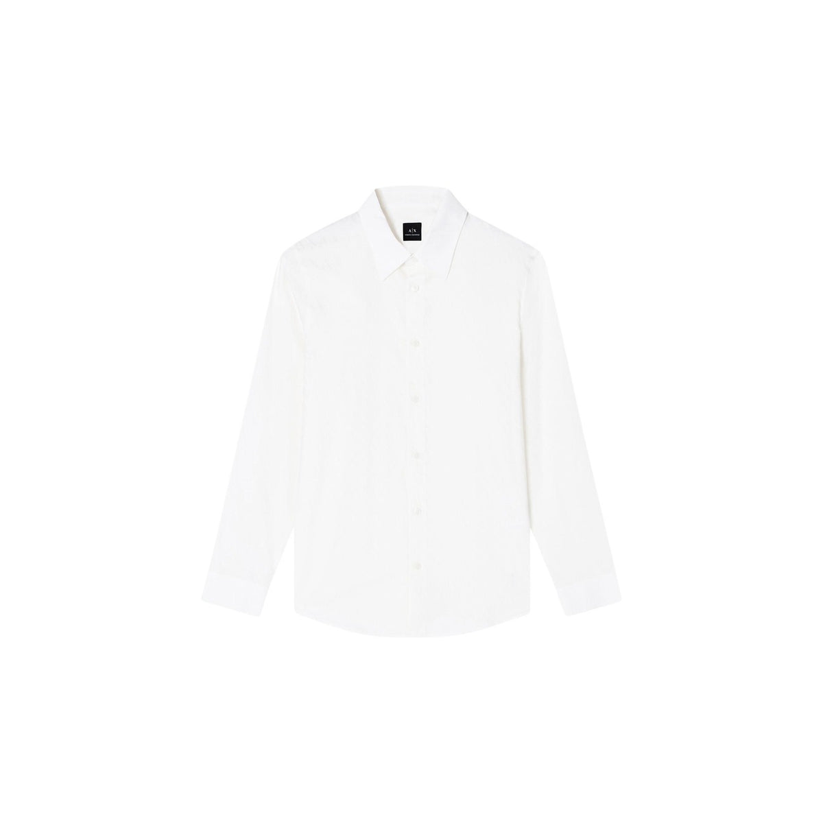 Armani Exchange — Chemise imprimée blanche en coton homme — vue 2