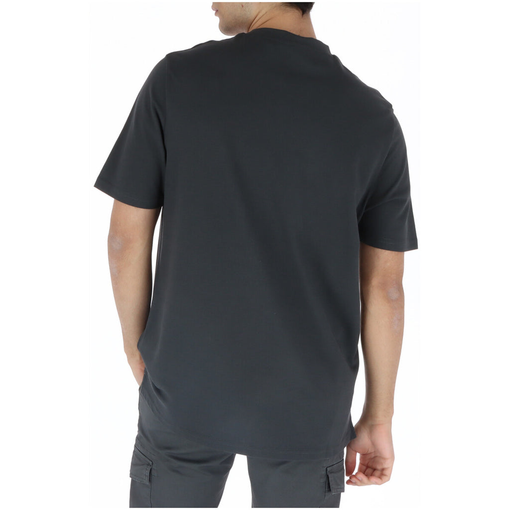 Lyle & Scott – Graues T-Shirt mit Tasche aus Stretch-Baumwolle für Herren — Ansicht 2