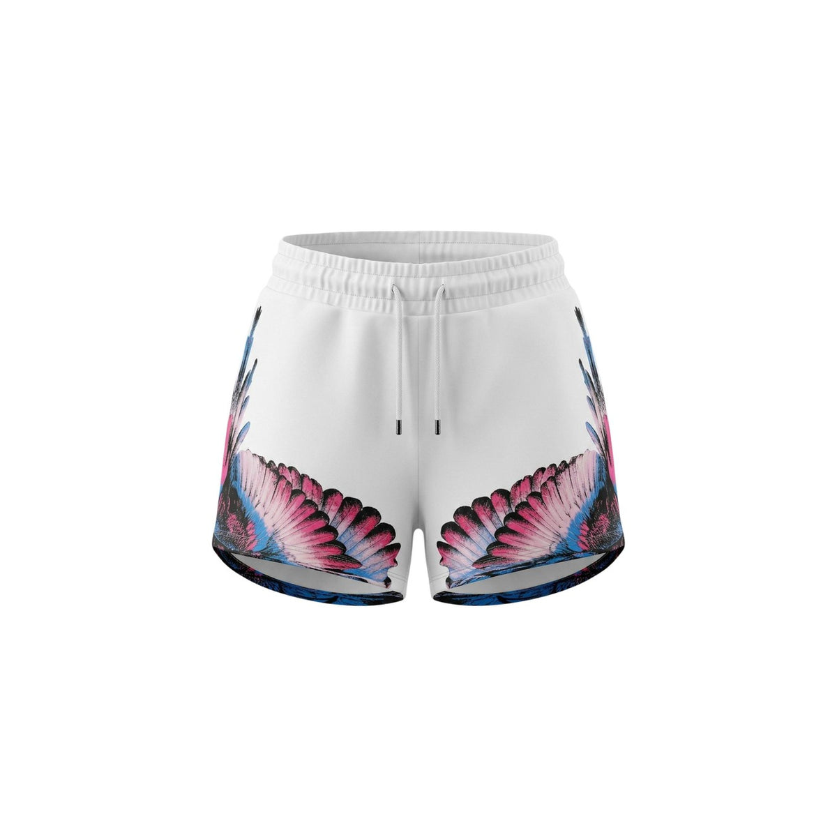County Of Milan — Kurze weiße Damen-Shorts — Ansicht 2