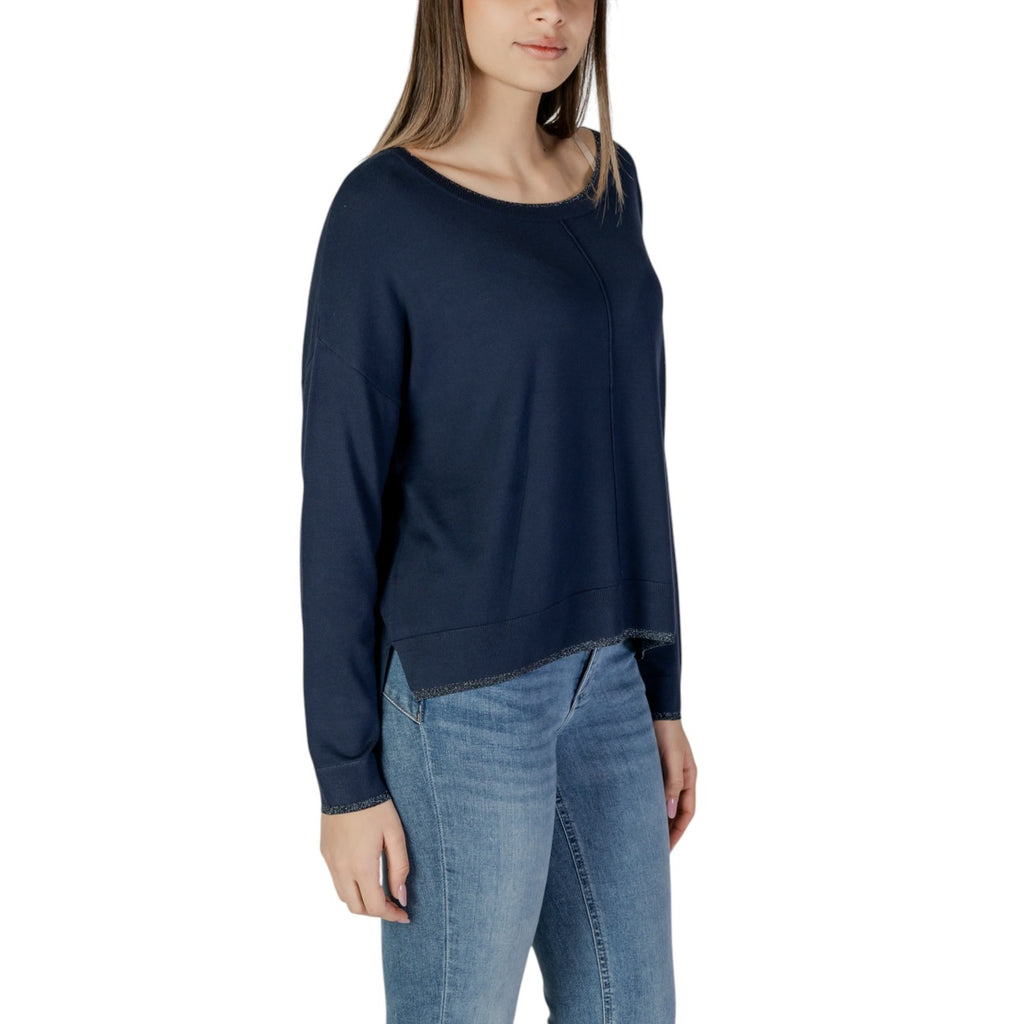Liu Jo — Pull bleu réf. WXX054MS49I femme — vue 3