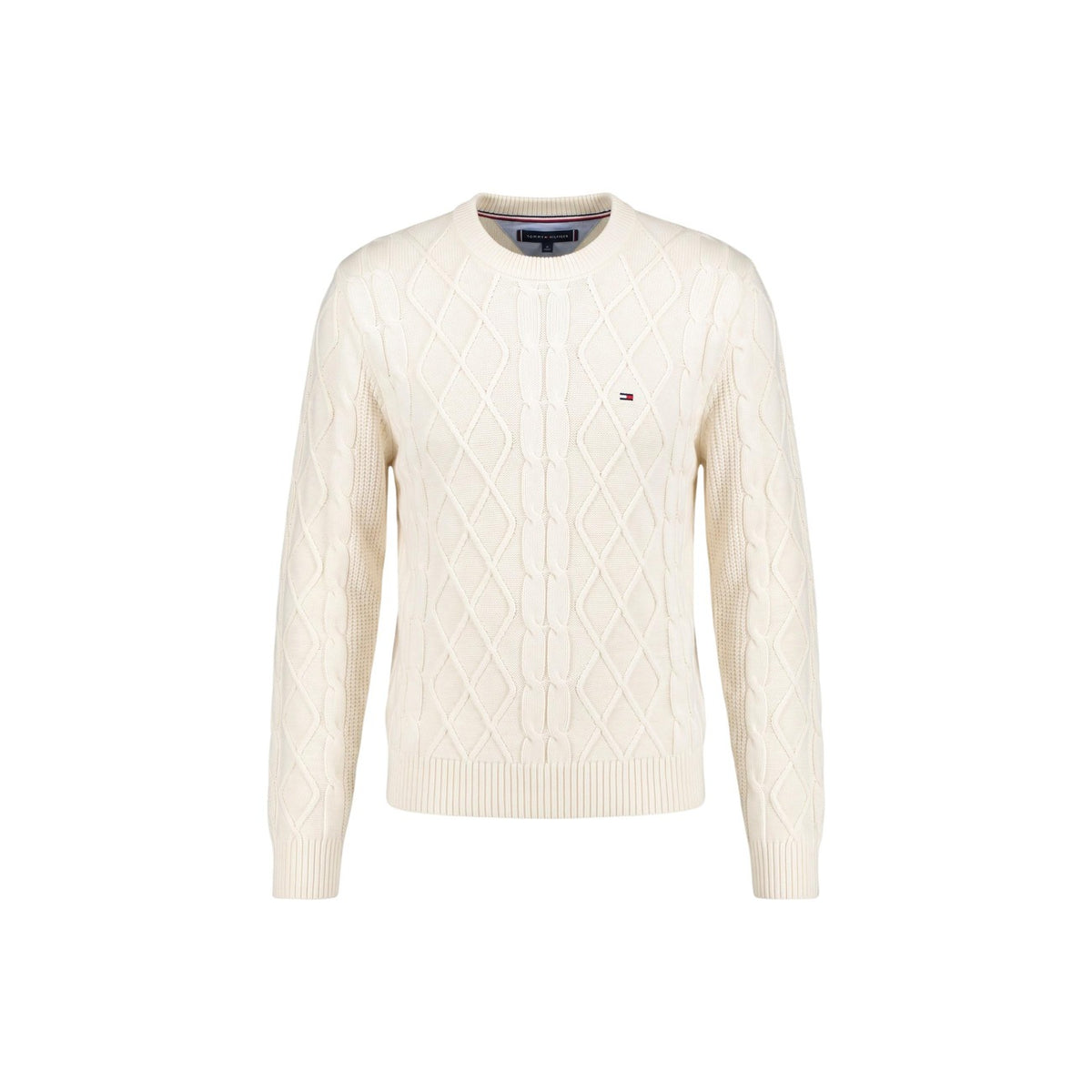 Tommy Jeans — Weißer Herrenpullover — Ansicht 2