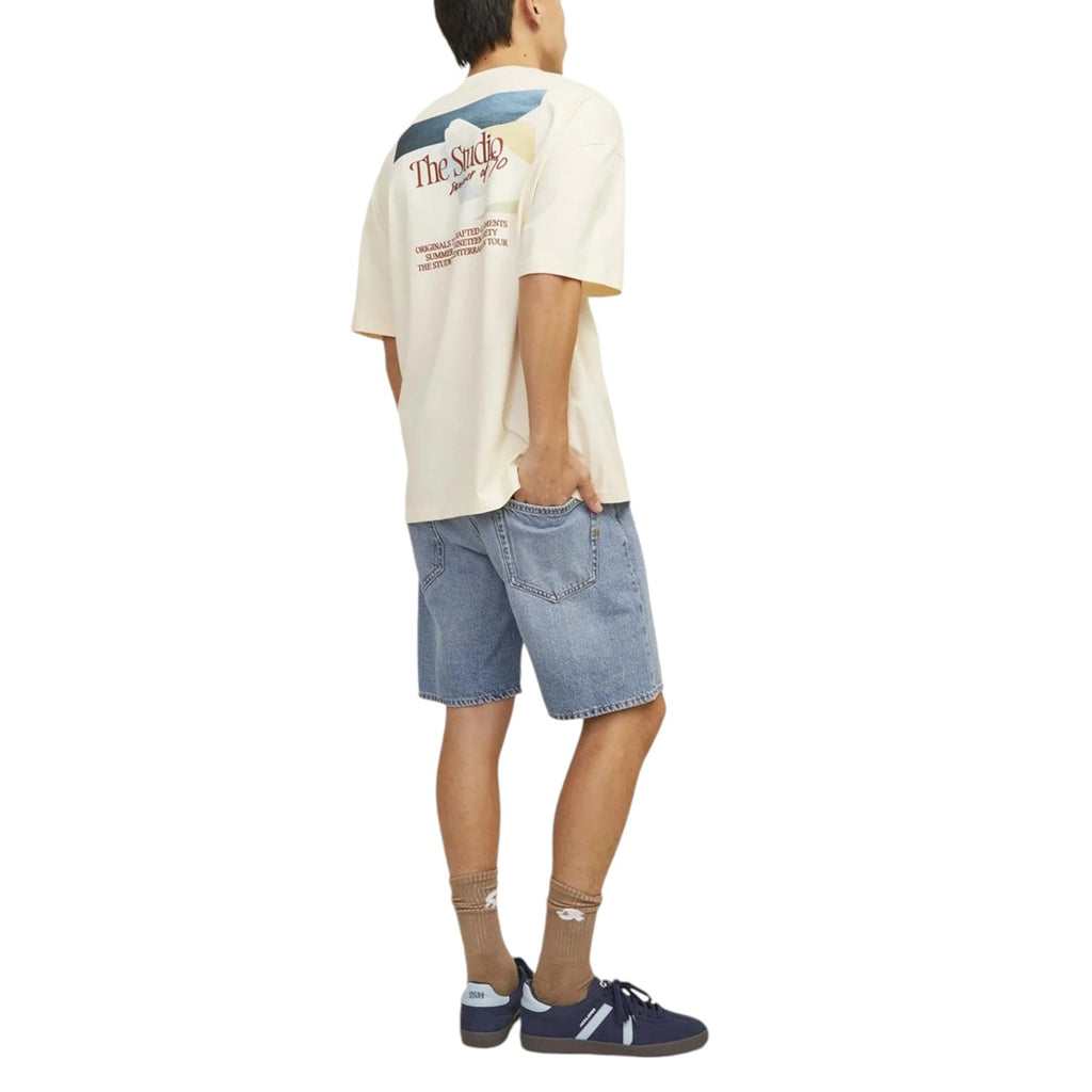 Jack & Jones — Short en jean JJIChris JJCooper bleu clair homme — vue 5