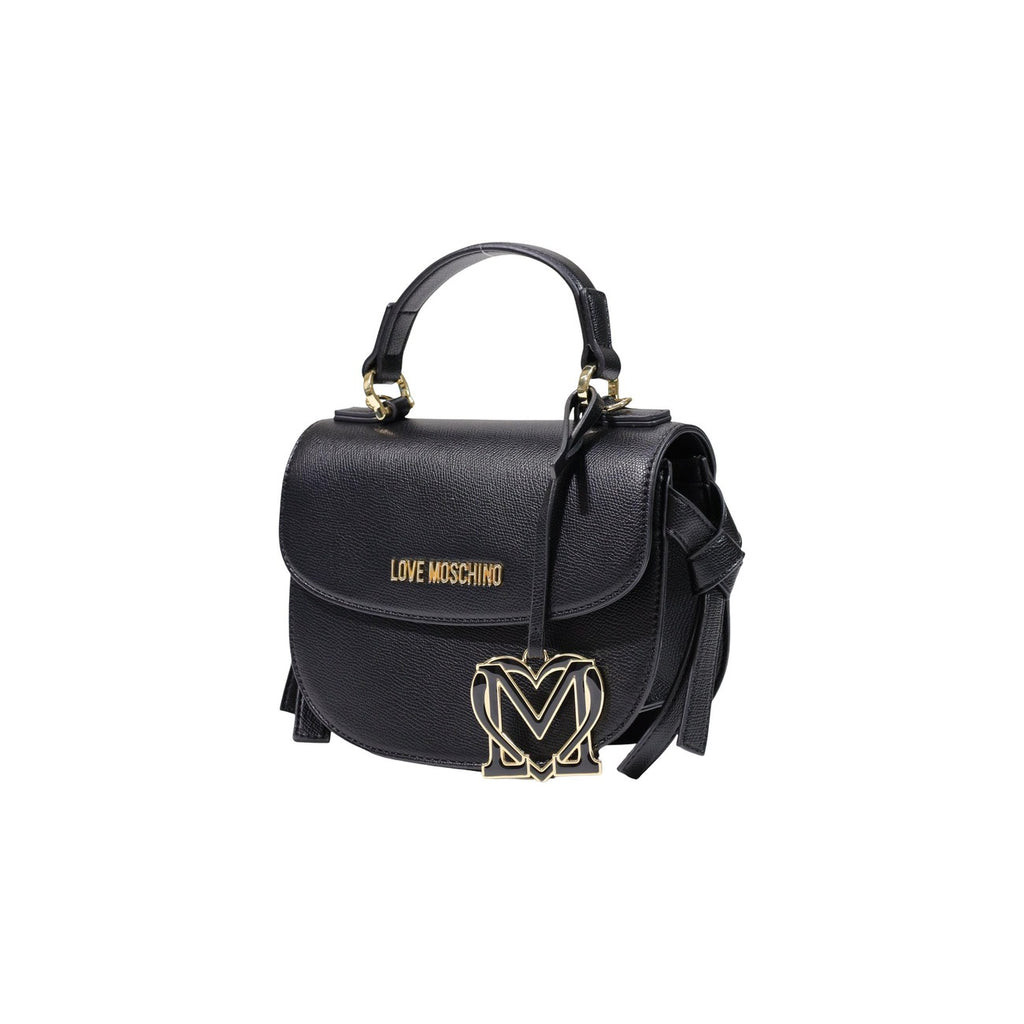 Love Moschino — Schwarze Handtasche 21 × 17 × 8 cm Damen — Ansicht 2