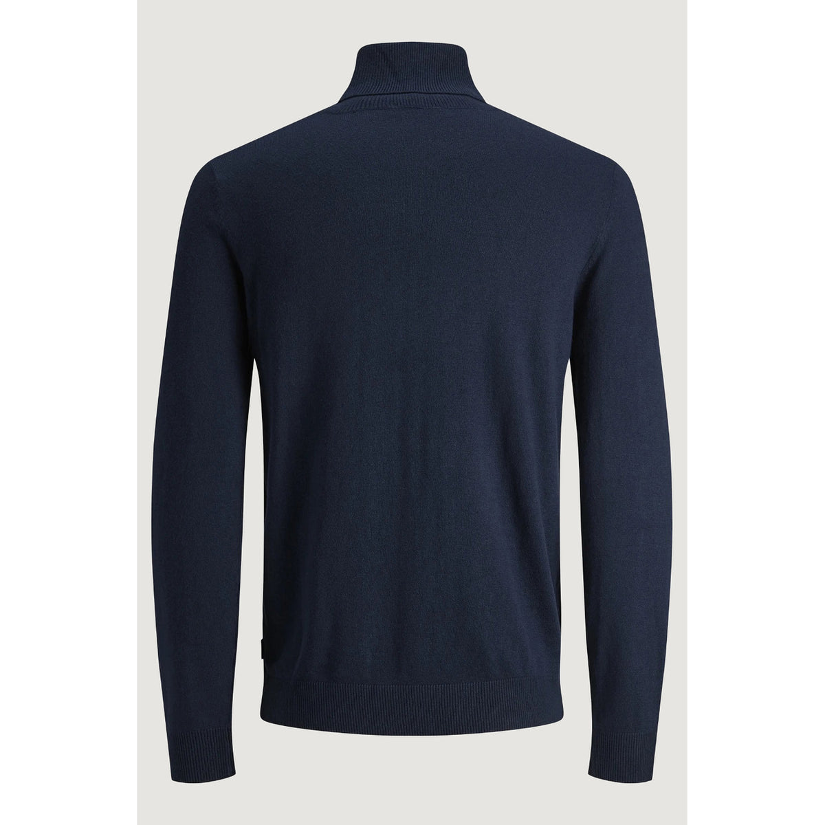 Jack & Jones — Emil navy blue turtleneck sweater for men — view 5