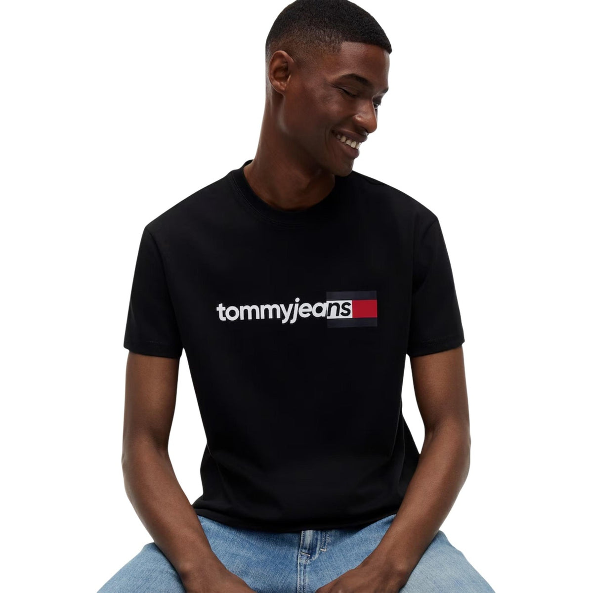 Tommy Jeans — Men’s black t-shirt — view 2