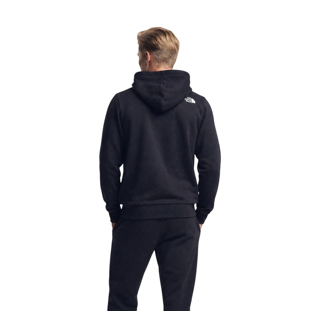 The North Face — Schwarzer Evolution Box Half Dome Herren-Hoodie mit Reißverschluss — Ansicht 2