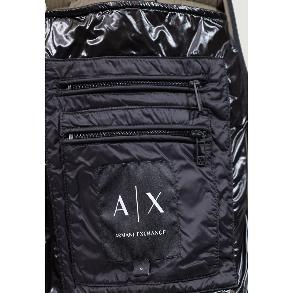 Armani Exchange — Schwarze Herrenjacke — Ansicht 5