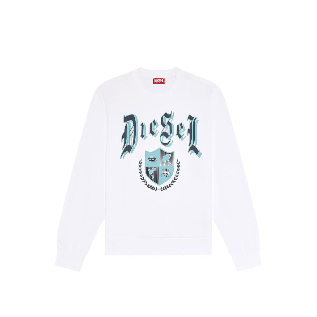 Diesel — Sweat réf. B_44451 blanc homme