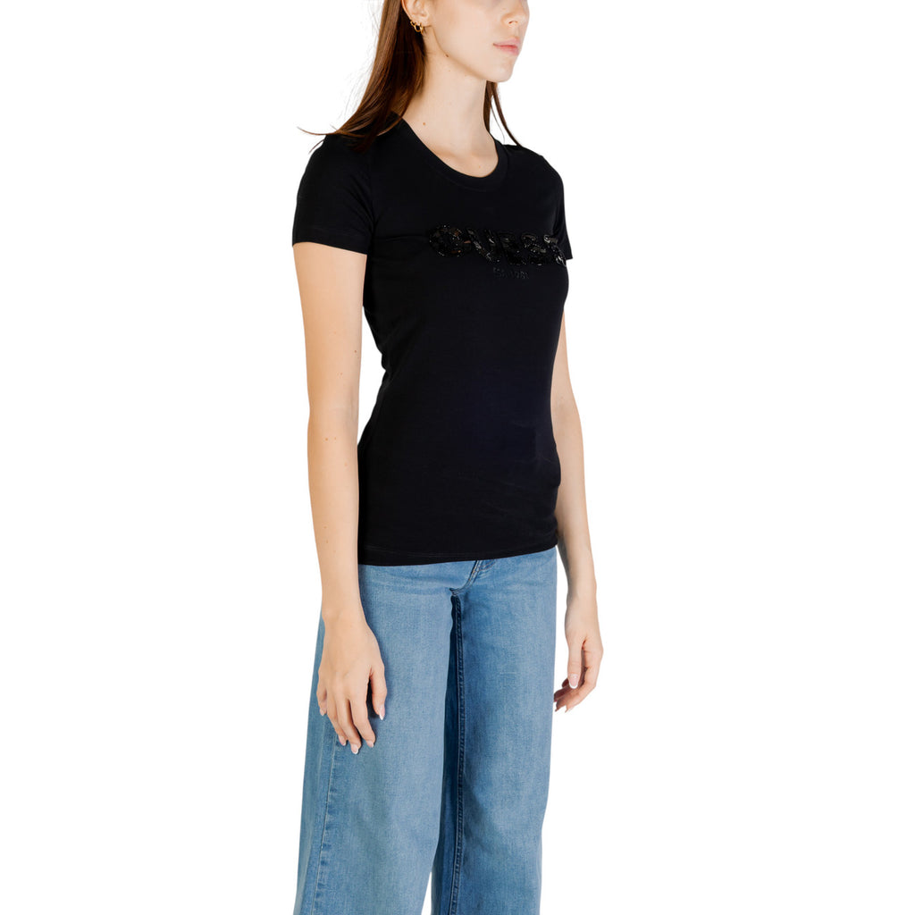 Guess — T-shirt Logo Segquins femme — vue 4