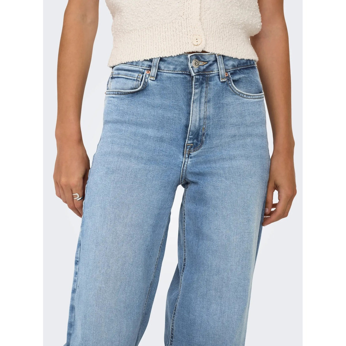 Only — Jeans Art.-Nr. 15282975 blau hell für Damen — Ansicht 3