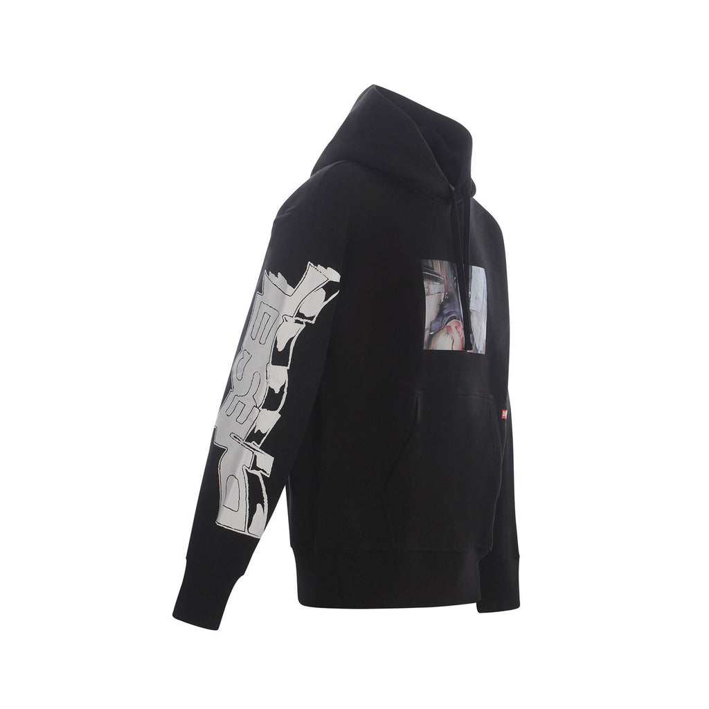 Diesel — Sweatshirt Art.-Nr. B_44450 schwarz für Herren — Ansicht 3
