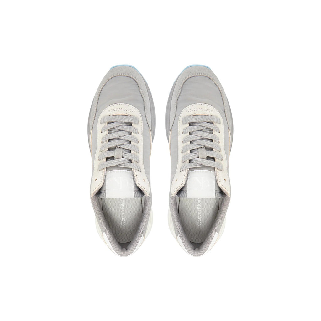 Calvin Klein Jeans — YW0YW01852 Gray women’s leather sneakers — view 5