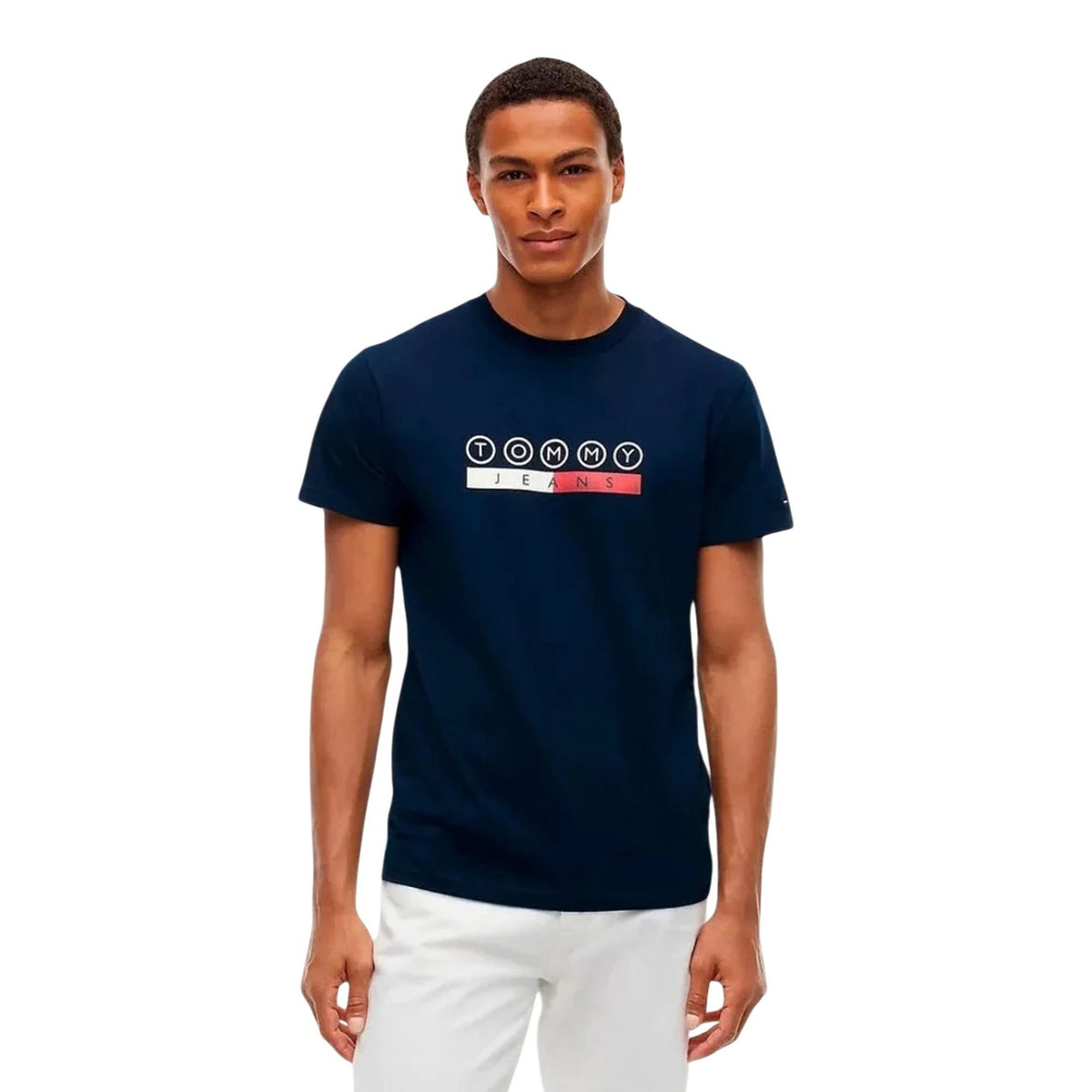 Tommy Jeans — Men's blue organic cotton t-shirt