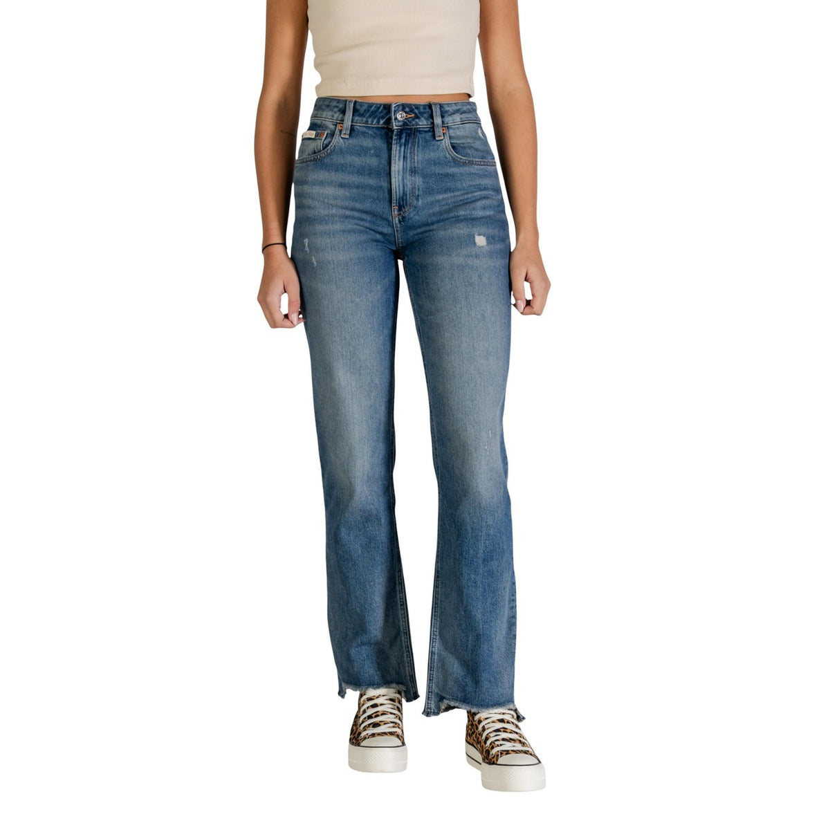 Calvin Klein Jeans — Women's azure blue stretch jeans LV047E788G