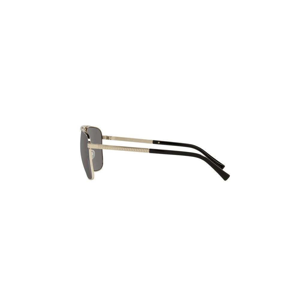 Versace — Men's gray rectangular acetate sunglasses — view 5