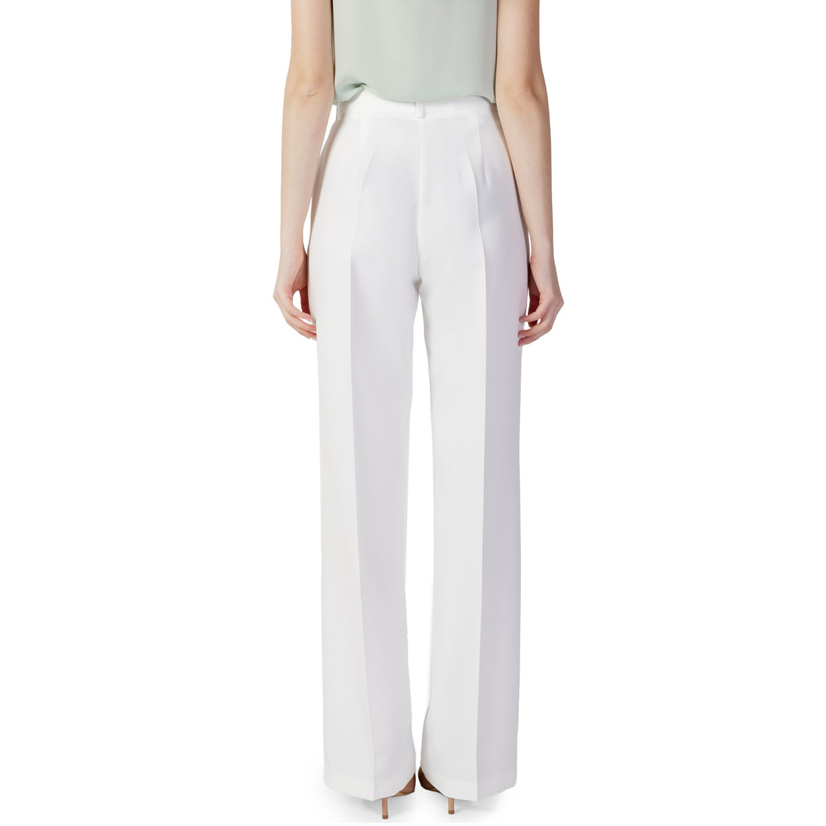 Hanny Deep — Pantalon F876XBCP3423A blanc femme — vue 2
