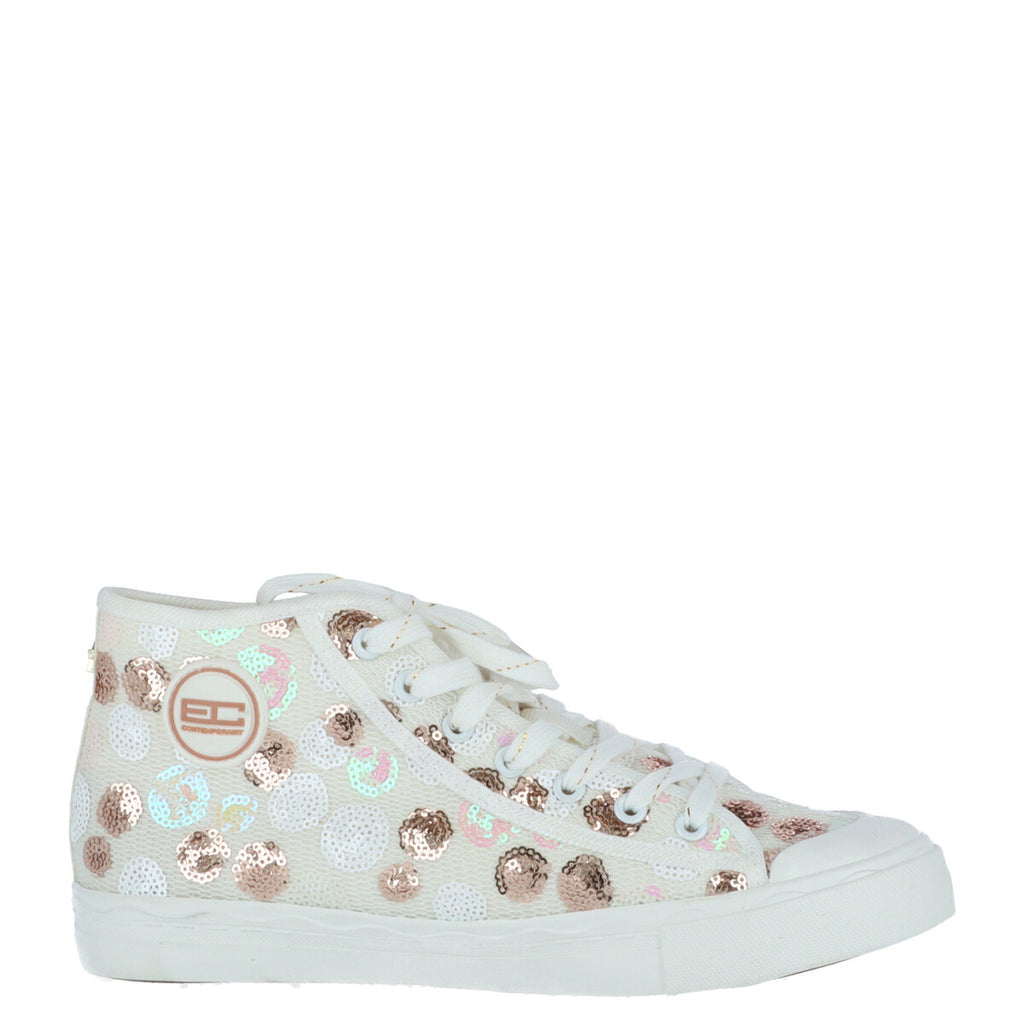 Enrico Coveri — Baskets ECW810710 blanc femme — vue 2