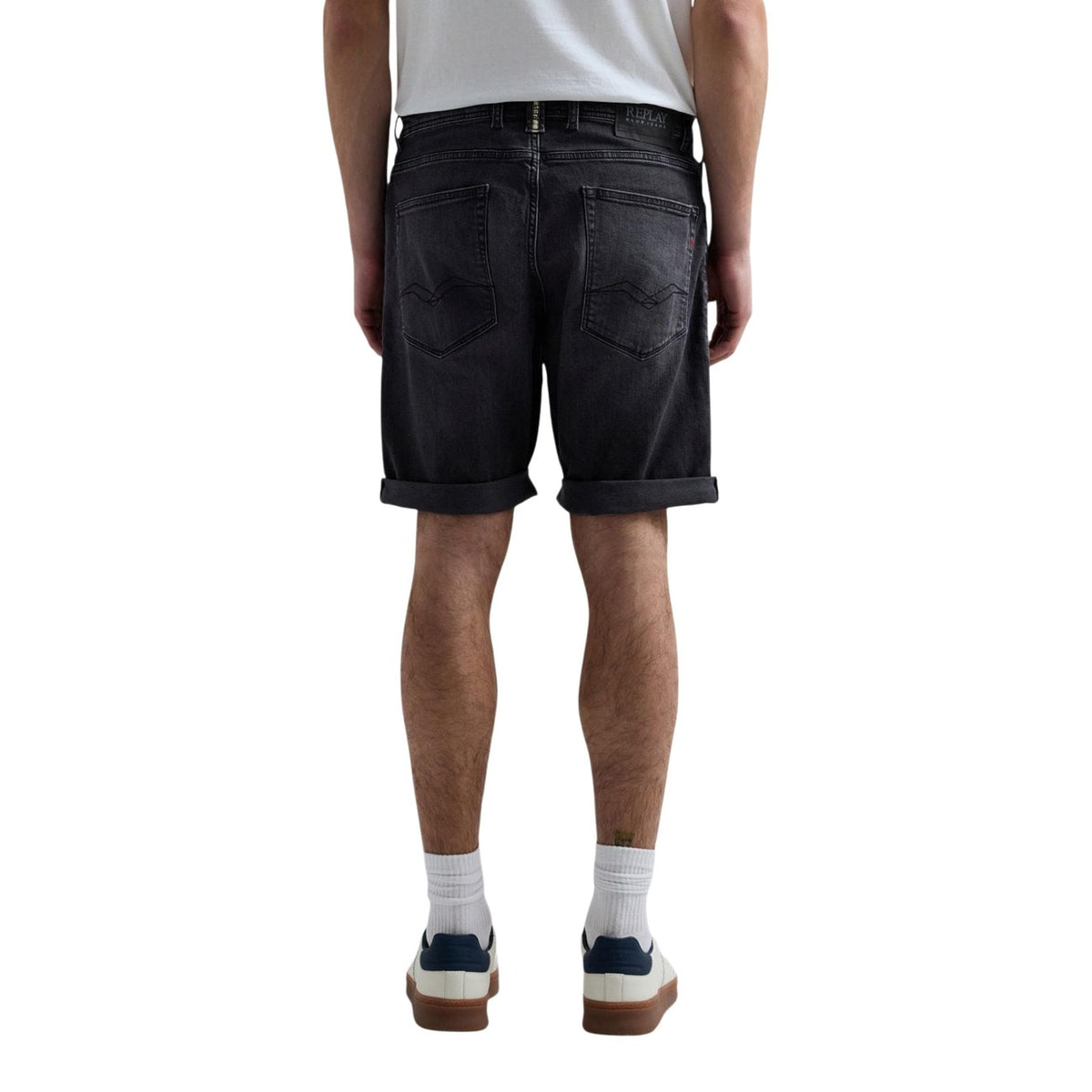 Replay — Bermuda gris homme — vue 2