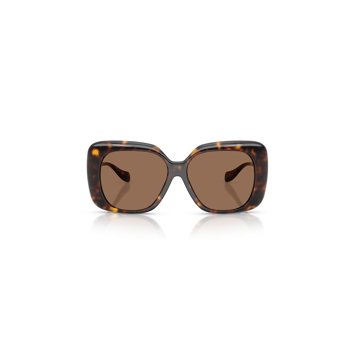 Versace — Lunettes de soleil carrées marron femme