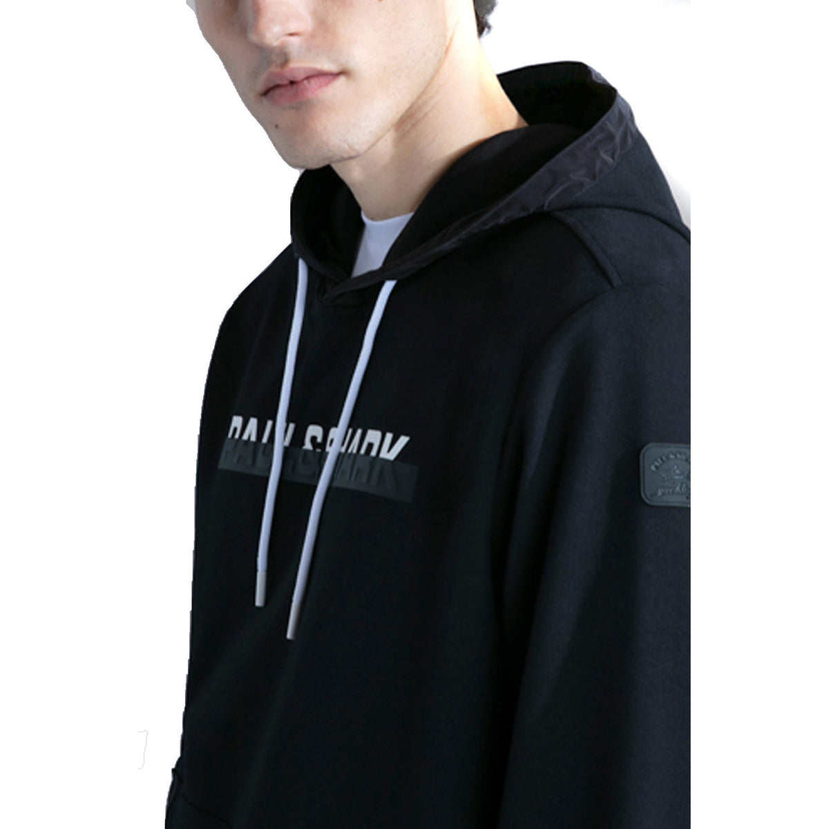 Paul&shark — Hooded sweatshirt B_44376 black men — view 3